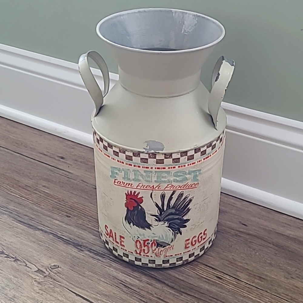 Milk can decor
